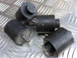 4x Gummipuffer Land Rover Defender Halterung Reserverad Motorhaube, Britpart, MRC4619 Gummilager