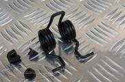 Kupplungspedal Feder Set Land Rover Defender 90, 110, 130, Tdi, Td5 u. Td4, 2,4Tdci u. 2,2Tdci, Federunterstützung, Kupplungsfeder, DA1266, EDP7510L, DCP3212L, CLP3180