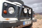 Satz Schutzecken für Stossstange vorn Alu Duett Riffelblech, Land Rover Defender Tritt Stossfänger Aluminium 